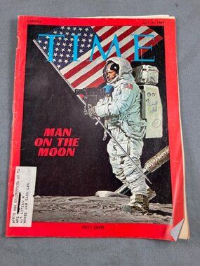Man on the Moon Apollo 11 Time Magazine July 25 1969